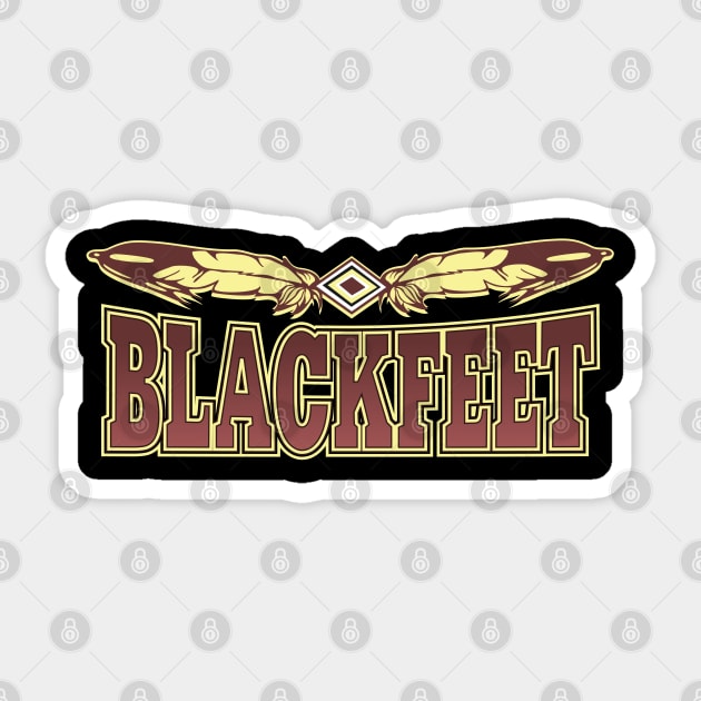 Blackfeet Tribe Sticker by MagicEyeOnly
